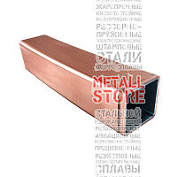 Медная прямоугольная труба 4х8х1х1 мм М0б ГОСТ 16774-2015 купить Балаково