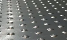 Алюминиевый настил просечно-профилированный 1000х250х40х2  Закрытый купить Балаково