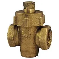Латунный кран конусный четырехходовой муфтовый ДУ 15 РУ 10 ГОСТ 15527-2004 купить Балаково